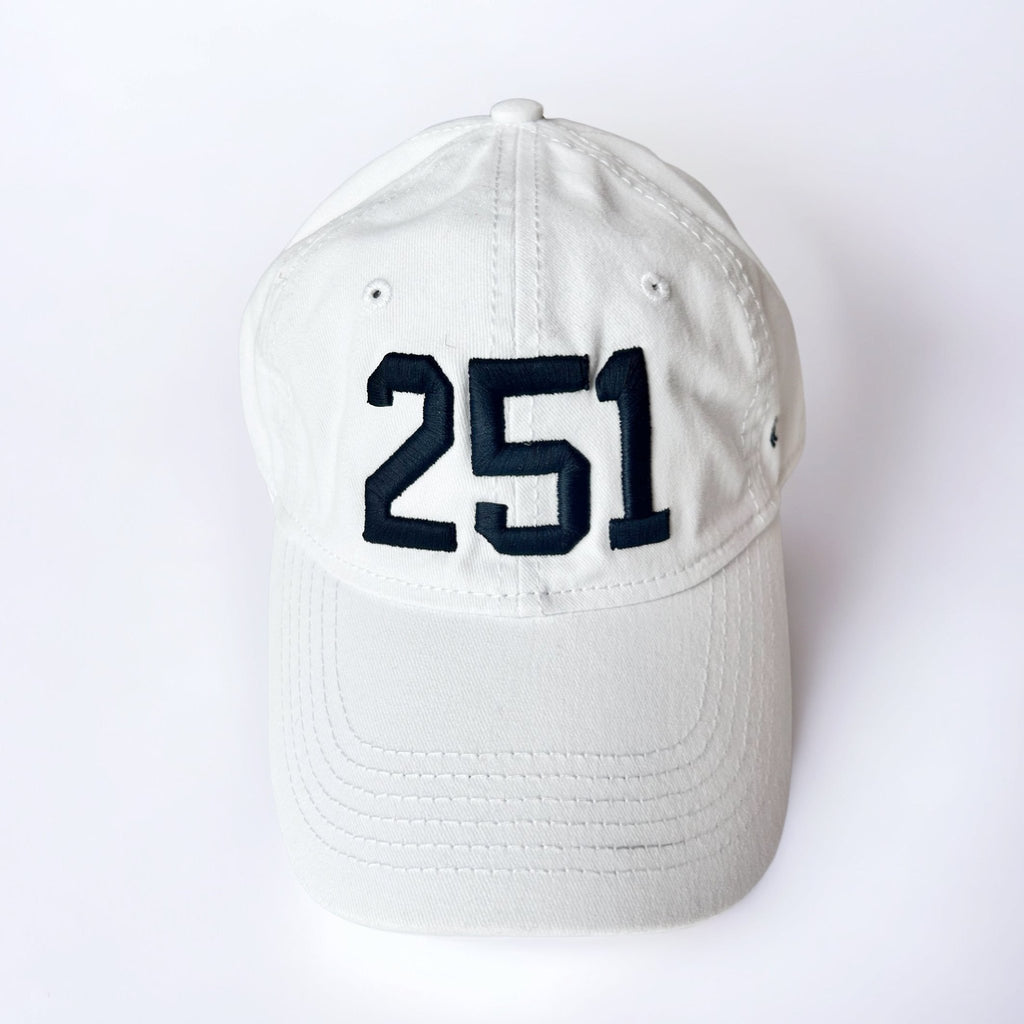 White with Black 251 Hat - Girl Be Brave