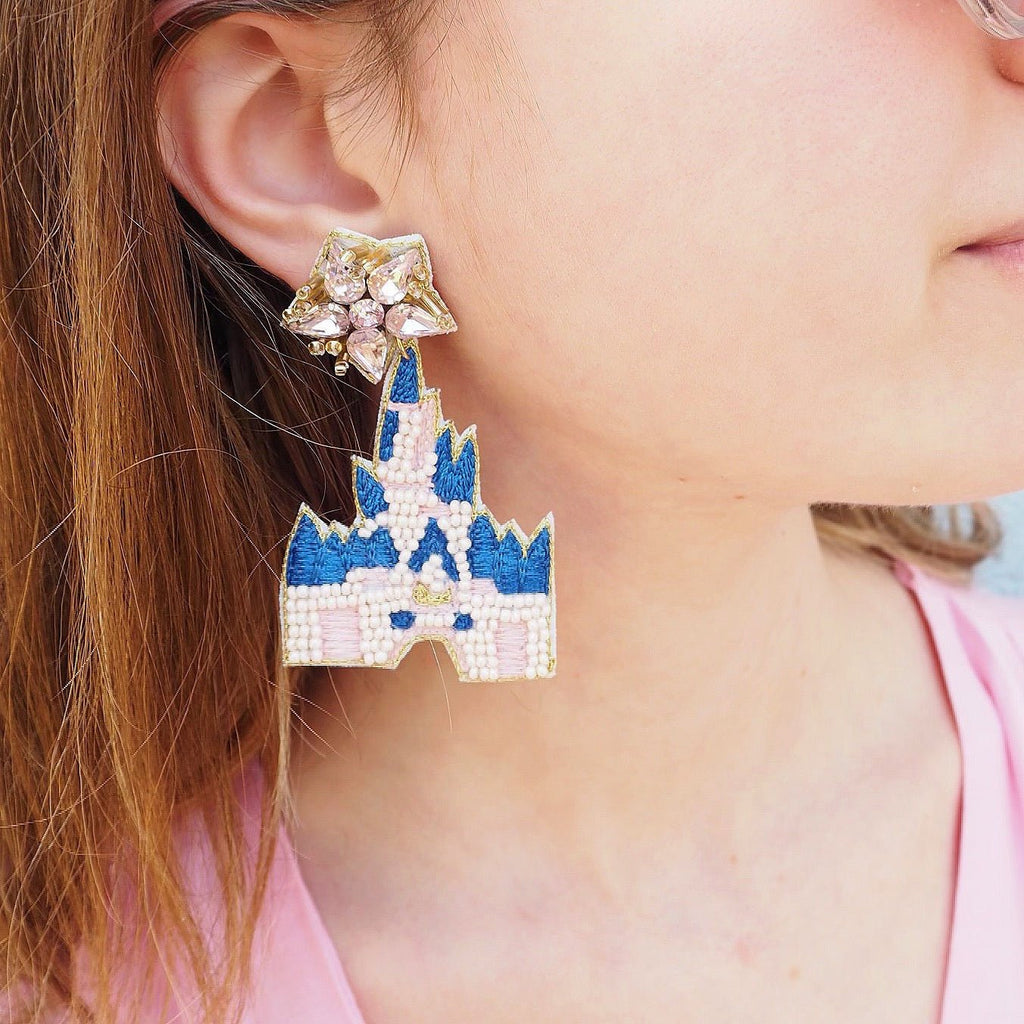 Beaded Castle Earrings~Clearance - Girl Be Brave