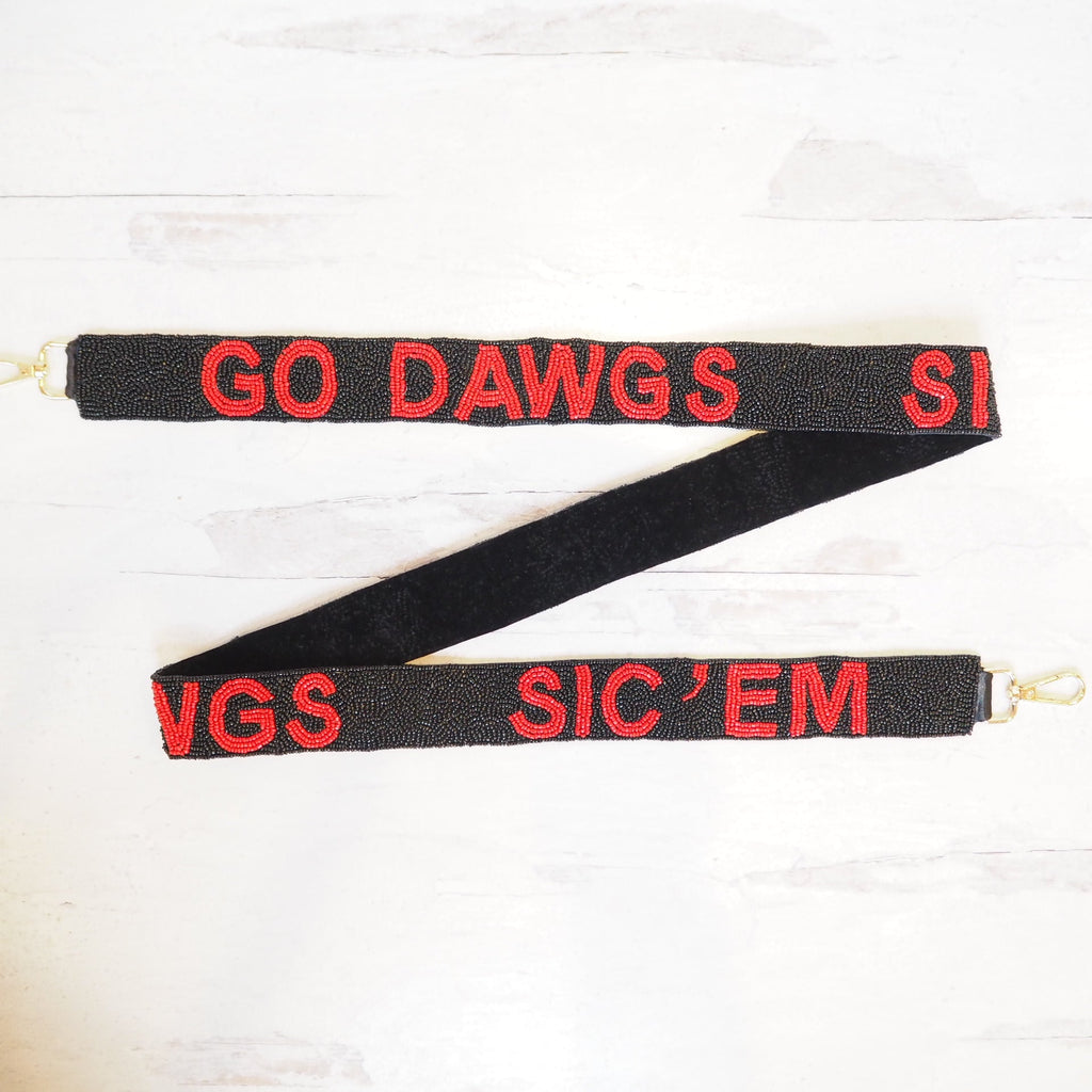 Beaded Go Dawgs Purse Straps - Girl Be Brave