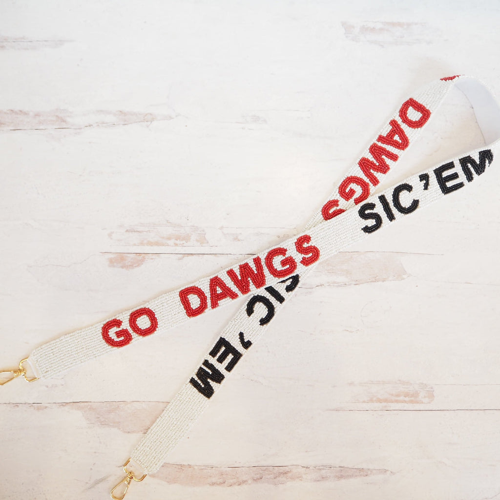 Beaded Go Dawgs Purse Straps~SALE - Girl Be Brave