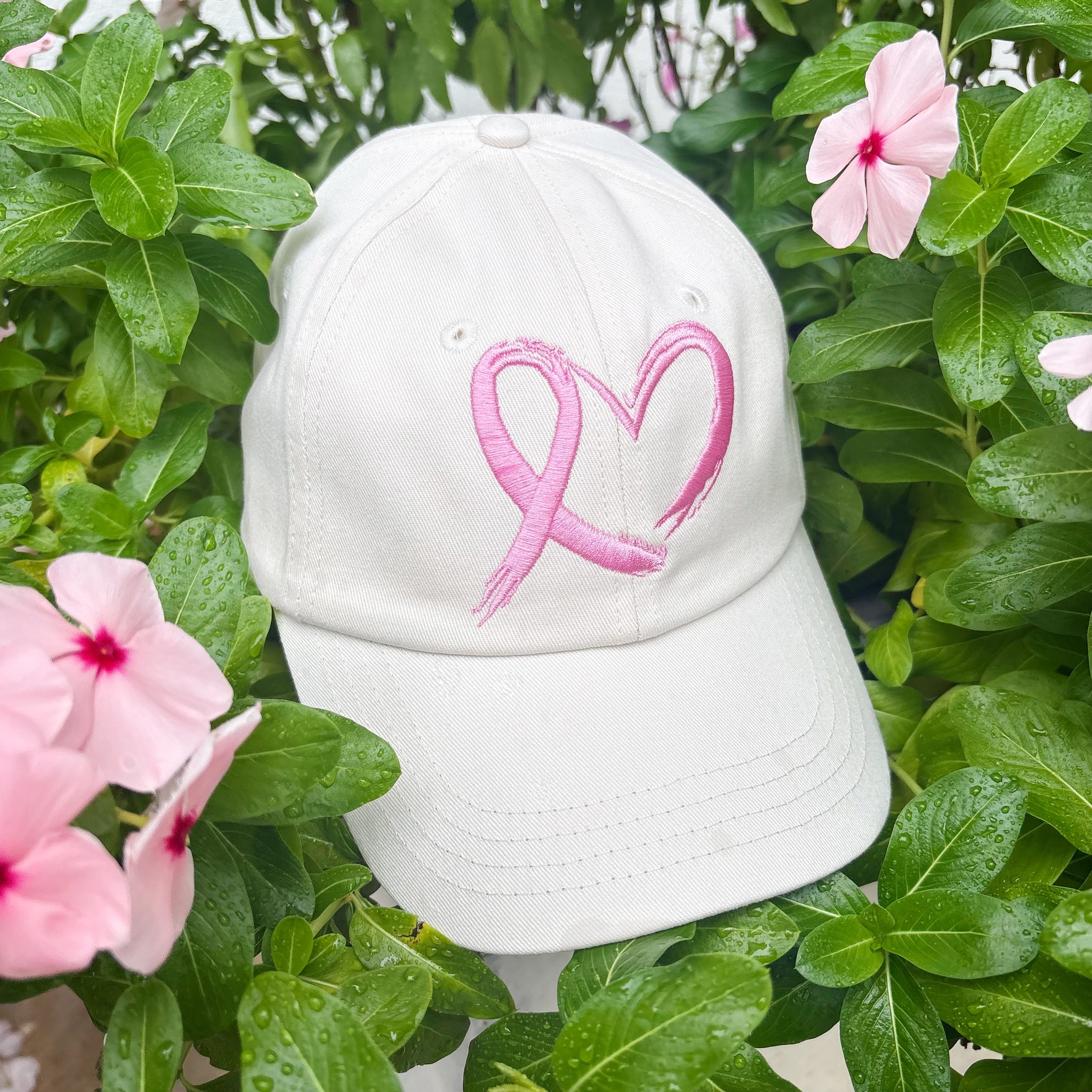 Girl Be Brave Breast Cancer Awareness Hat-Pink Ribbon