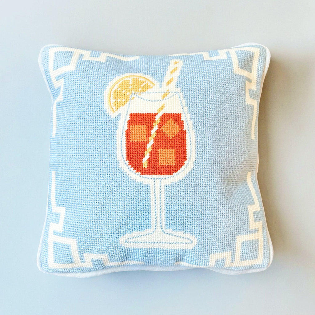 "Aperol Spritz" Hooked Pillow - Girl Be Brave