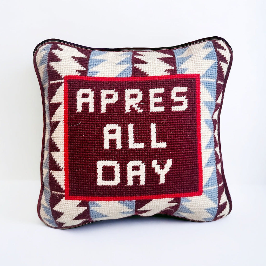 Apres All Day Ski Hooked Pillow - Girl Be Brave