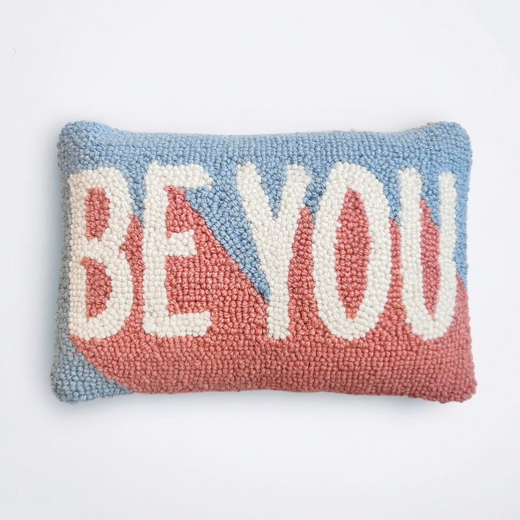 Be You Hooked Pillow - Girl Be Brave