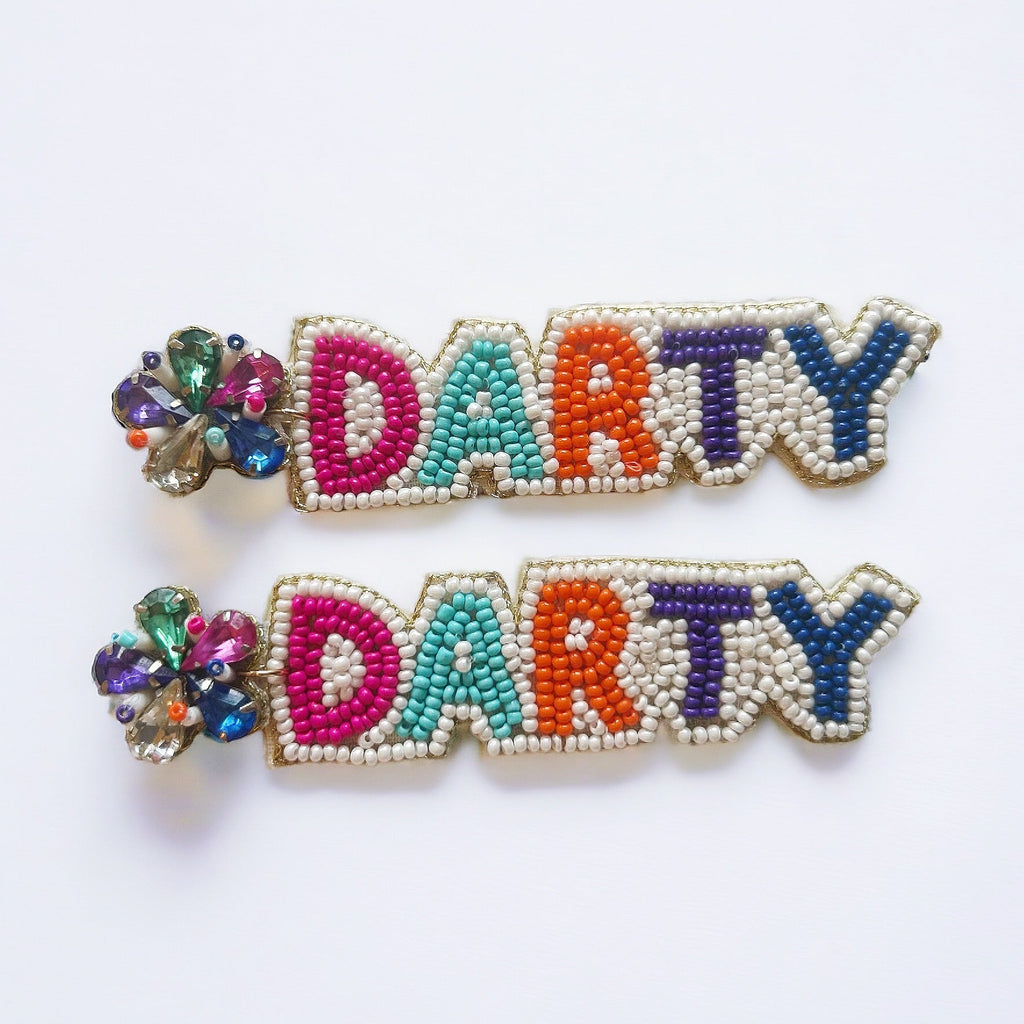 Beaded Darty Earrings - Girl Be Brave