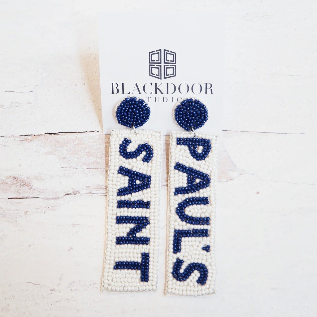 Beaded St. Paul's Earrings - Girl Be Brave