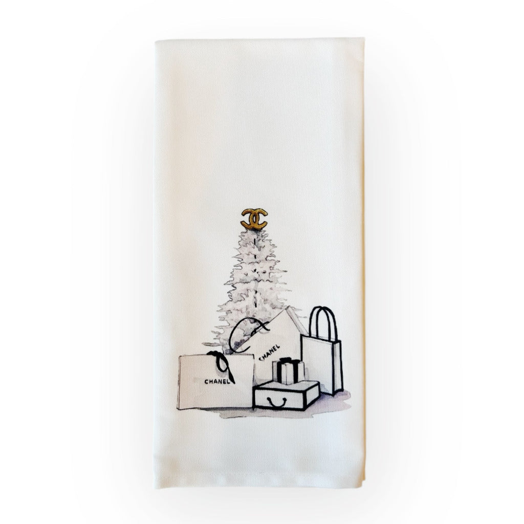 CC Christmas Tree Bags Kitchen Towel - Girl Be Brave