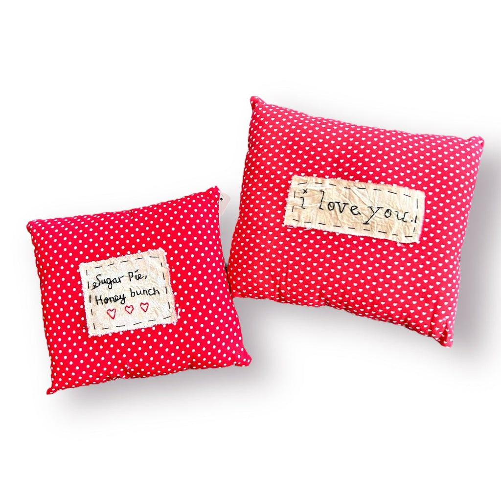 Cozy Valentine's Day Pillows - Girl Be Brave