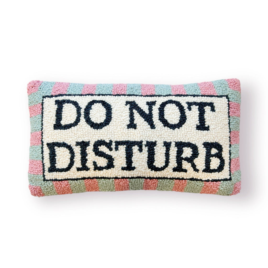 Do Not Disturb Hooked Pillow - Girl Be Brave