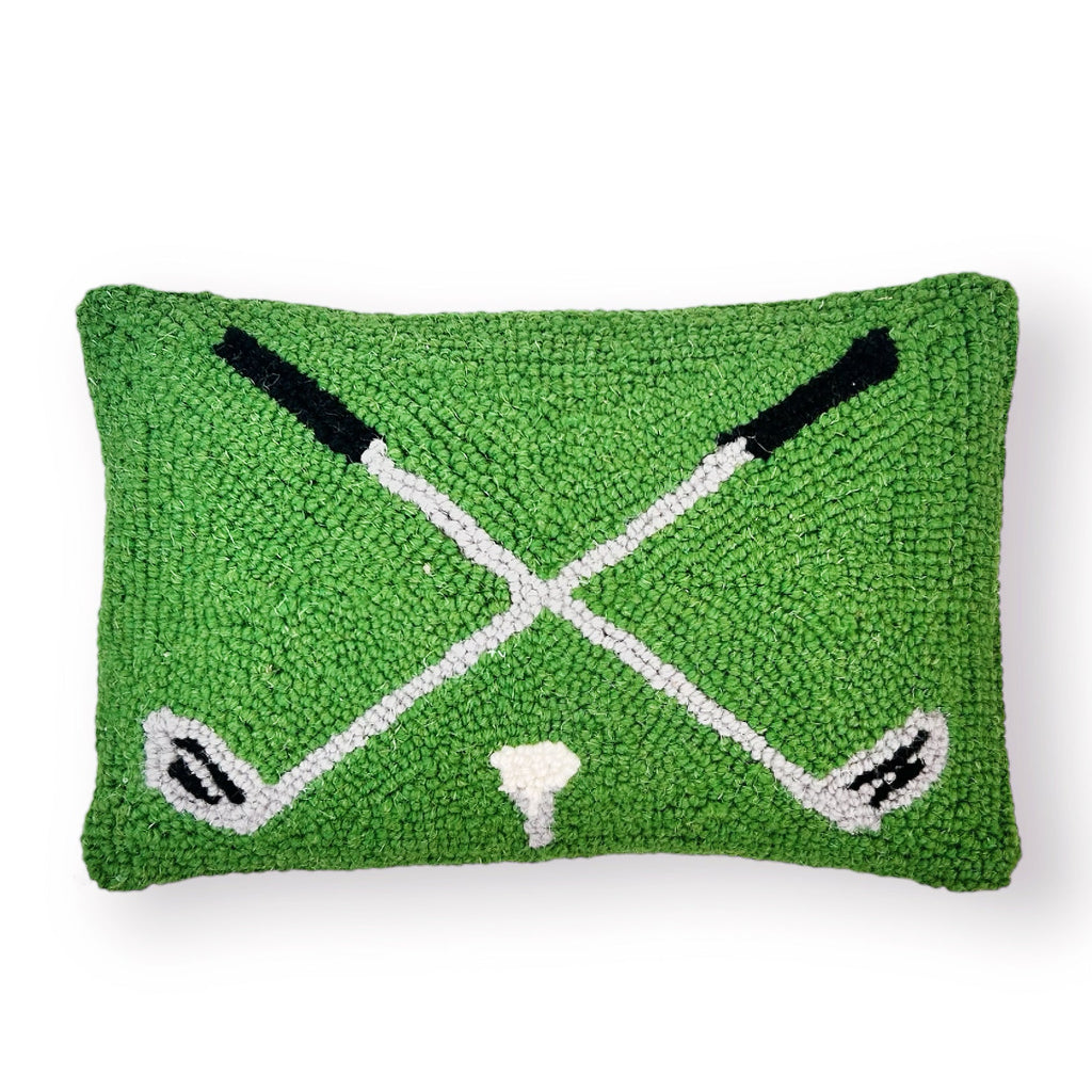 Hooked Crossed Golf Club Pillow - Girl Be Brave