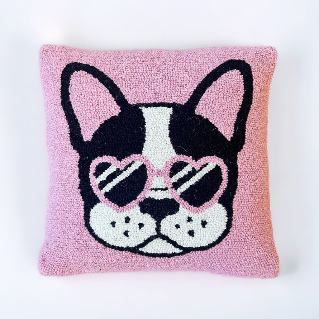 Hooked Frenchie Pillow - Girl Be Brave