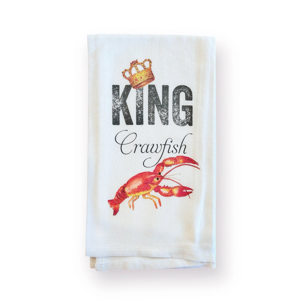 King Crawfish Kitchen Towel - Girl Be Brave