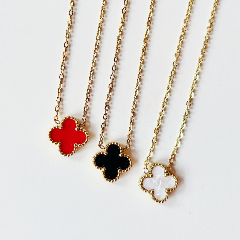 "Lucky Charm" Clover Necklace - Girl Be Brave