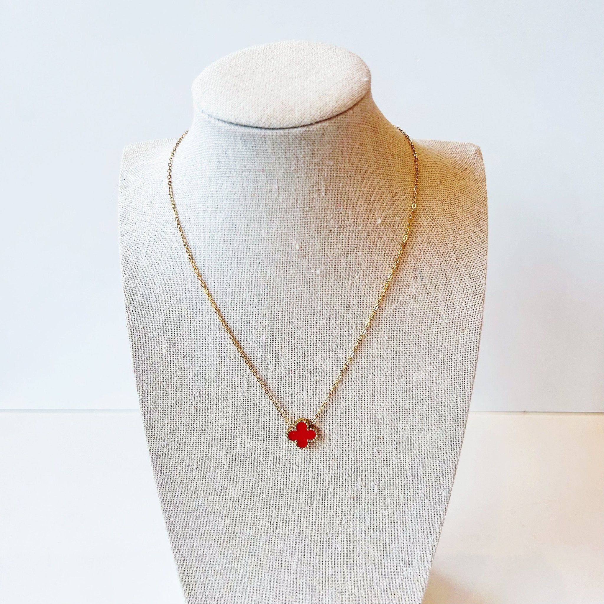 "Lucky Charm" Clover Necklace – Girl Be Brave
