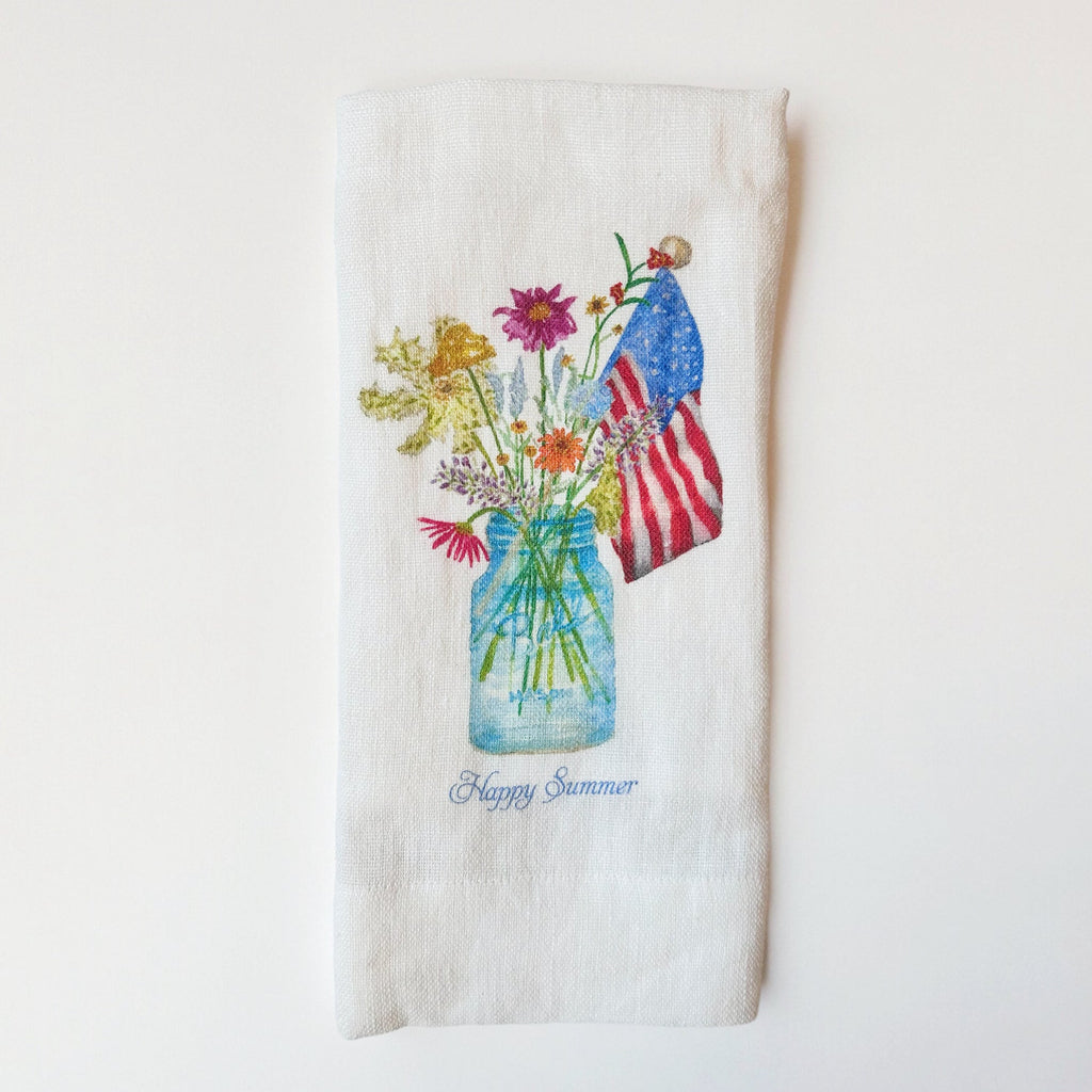 Patriotic Kitchen Towels - Girl Be Brave