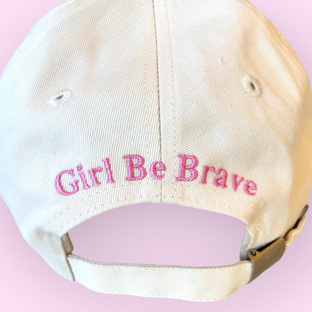 Pink Ribbon Girl Be Brave Hat - Girl Be Brave