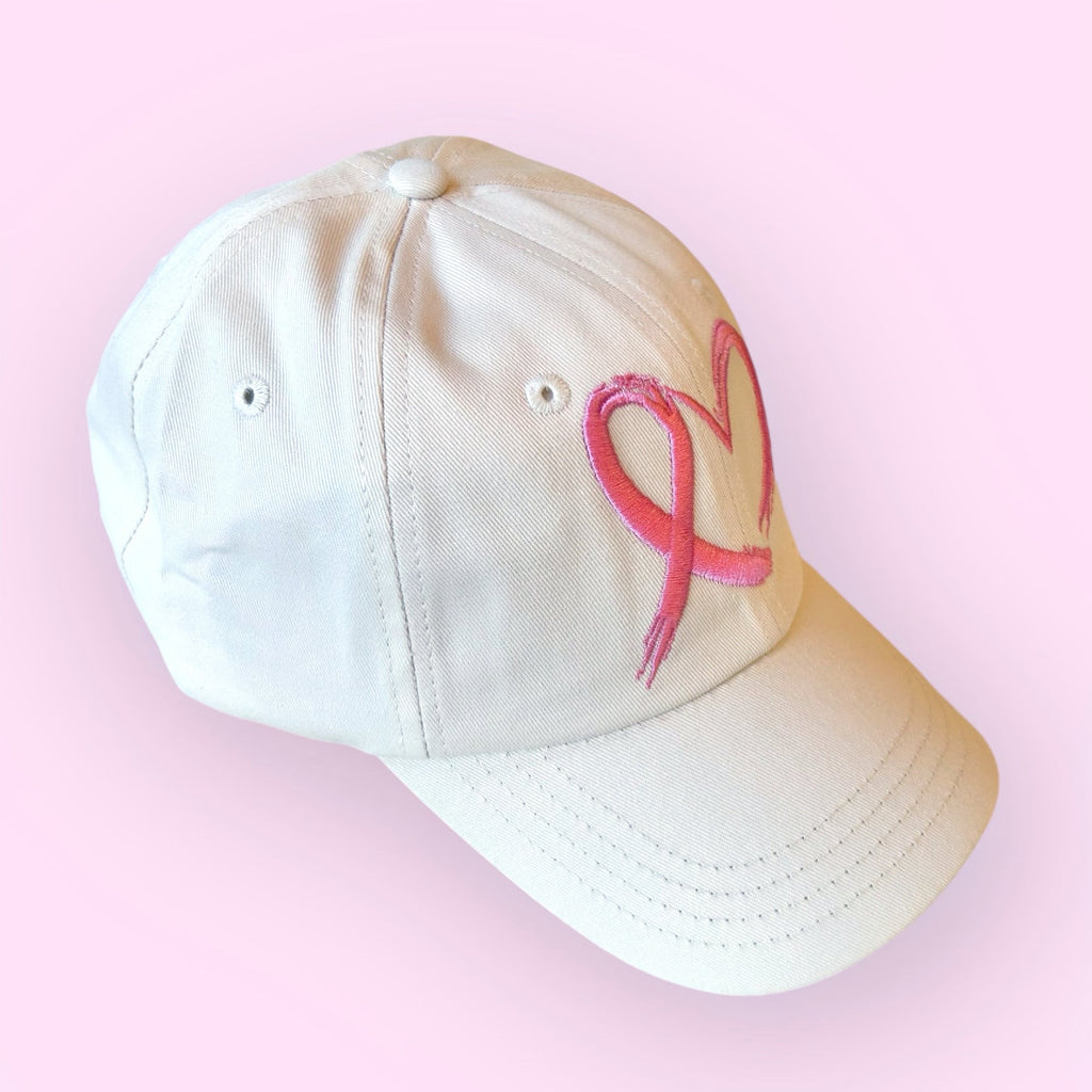 Pink Ribbon Girl Be Brave Hat - Girl Be Brave