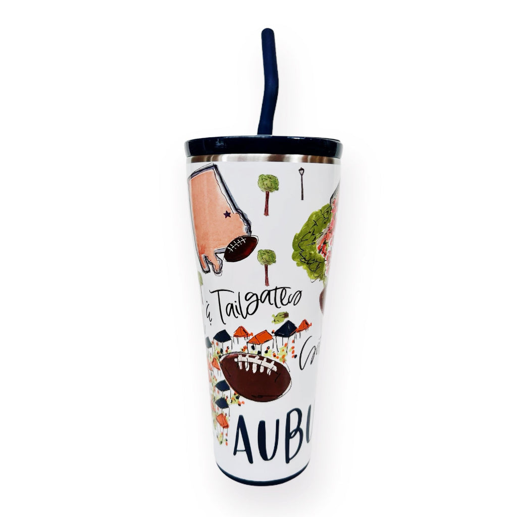 Saturdays in Auburn Swig Tumbler - Girl Be Brave