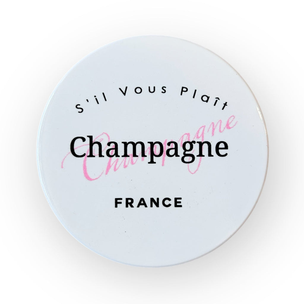 S'il Vous Plait Champagne Coasters - Girl Be Brave