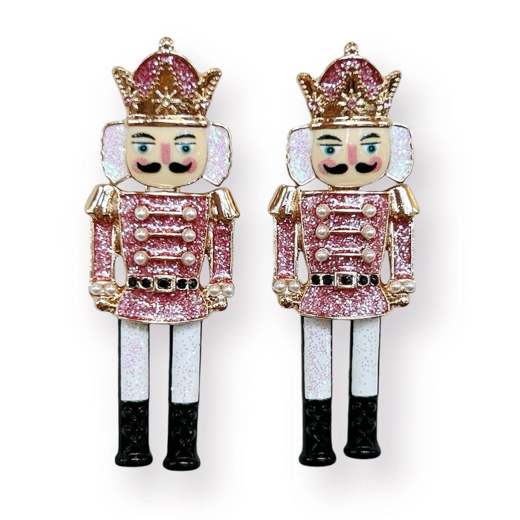 Sparkly Nutcracker Earrings - Girl Be Brave