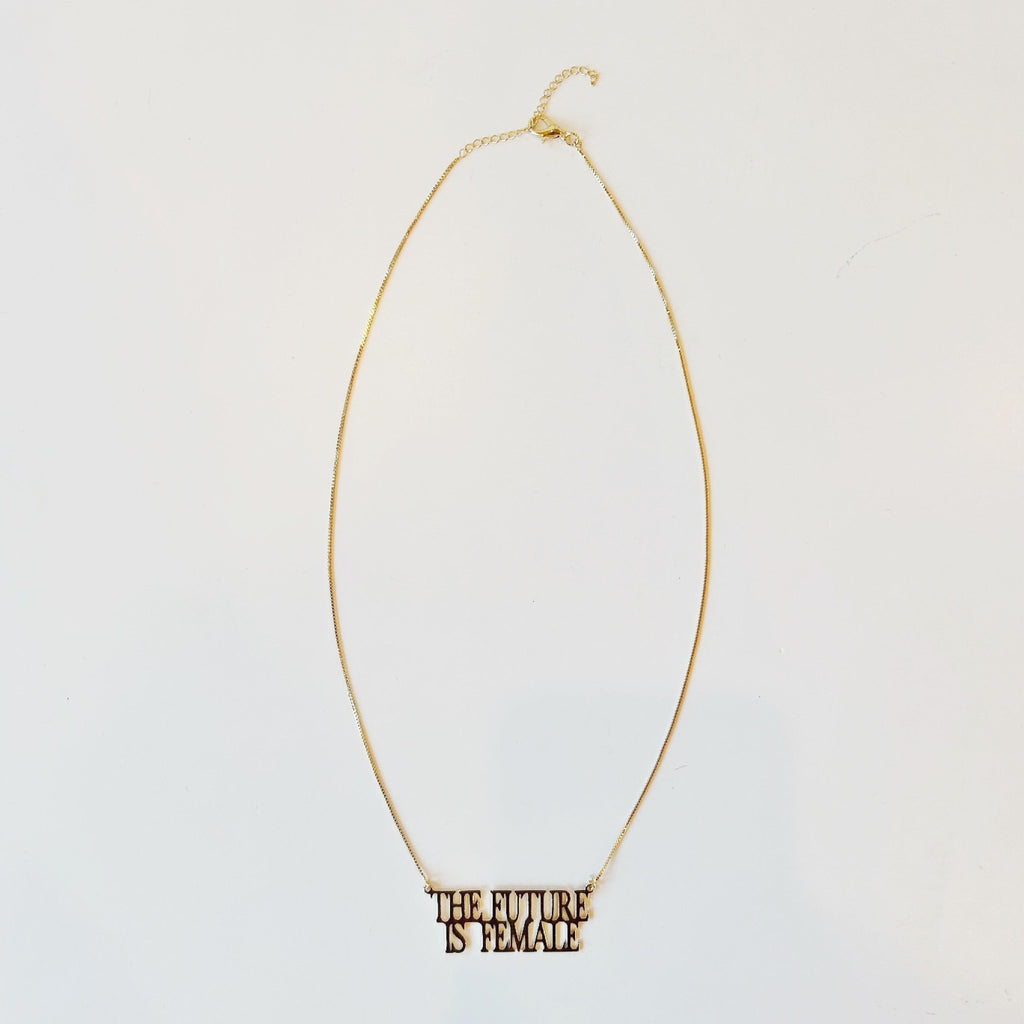 The Future is Female Necklace - Girl Be Brave