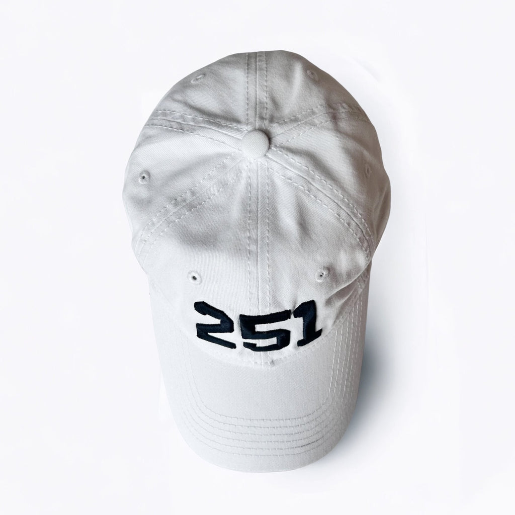 White with Black 251 Hat - Girl Be Brave