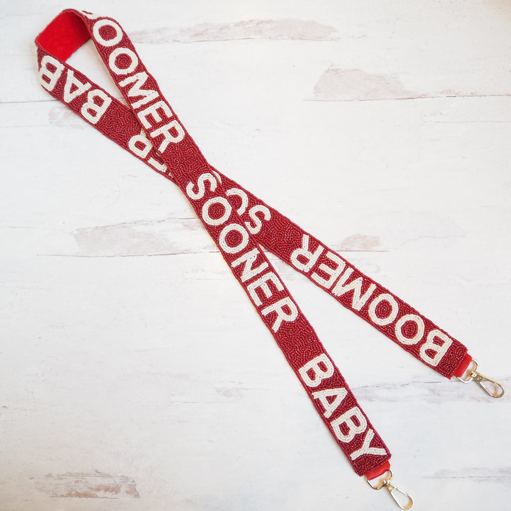 Beaded Boomer Sooner Beaded Purse Strap - Girl Be Brave