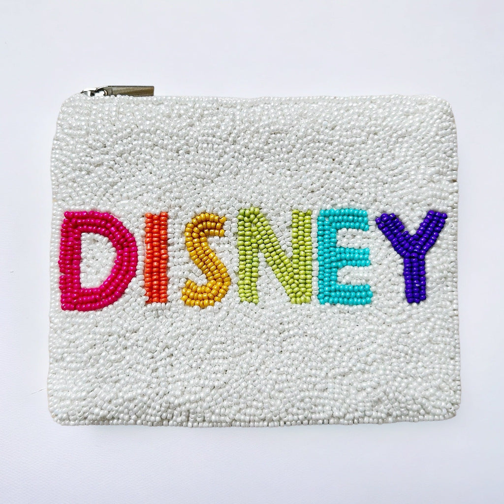 Beaded Disney Zip Wallet - Girl Be Brave