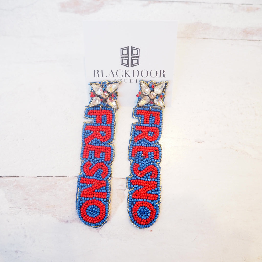 Beaded Fresno Earrings - Girl Be Brave
