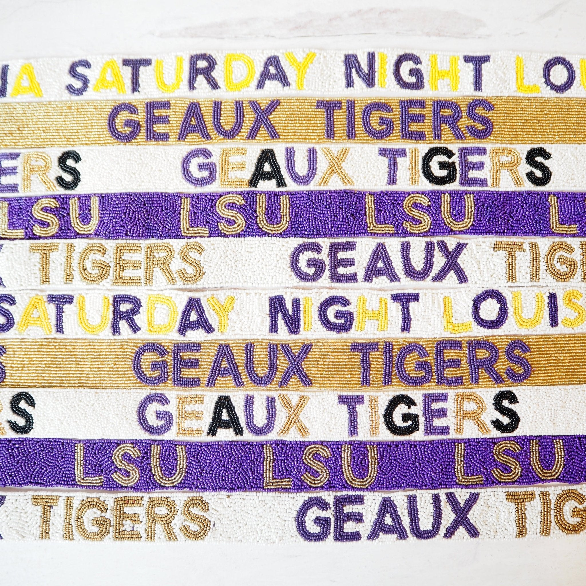 LSU Bag Strap Geaux Tigers Bag Strap Louisiana State 