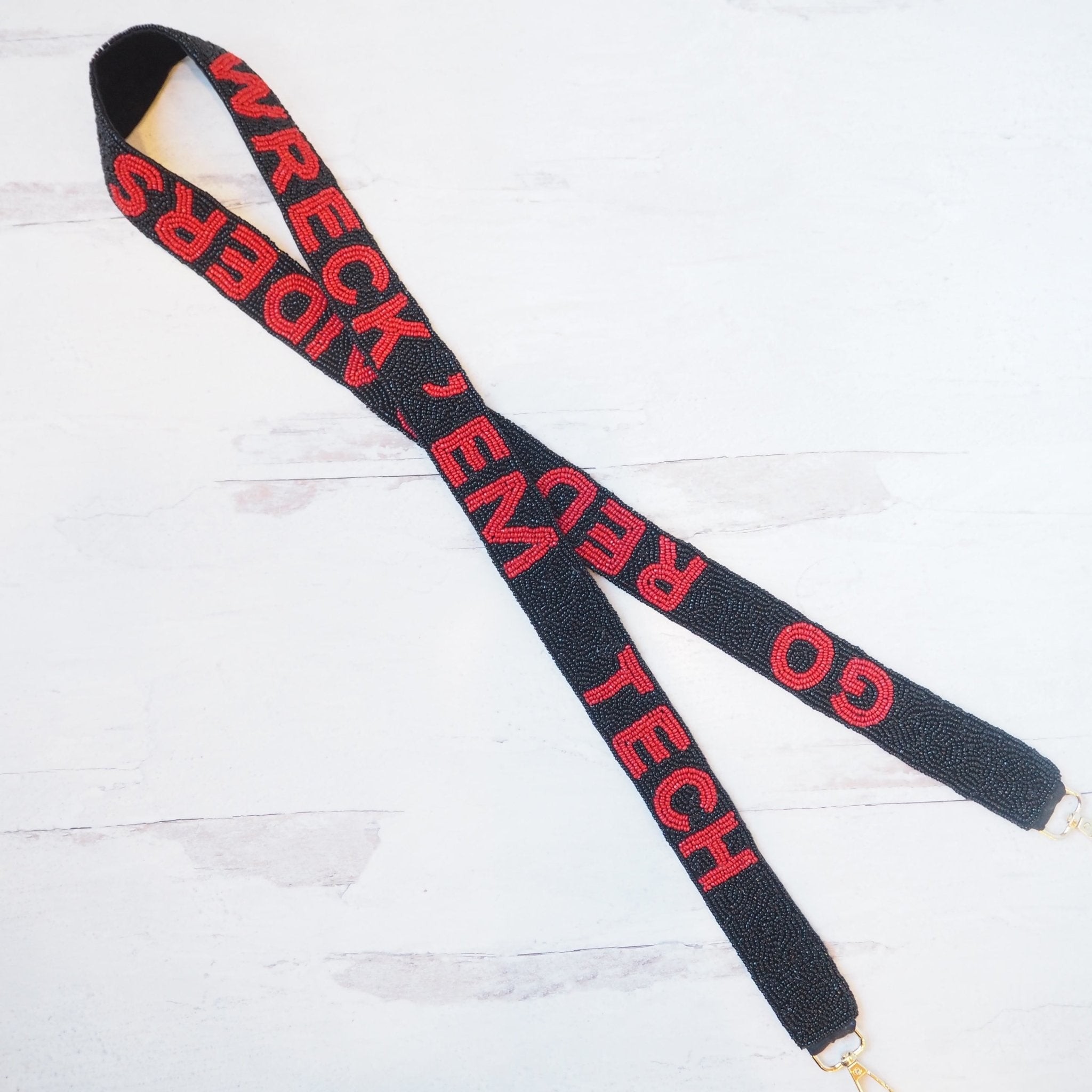 Beaded Red Raiders Purse Strap~Clearance – Girl Be Brave