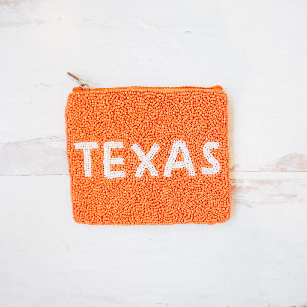 Beaded Texas Zip Wallet - Girl Be Brave