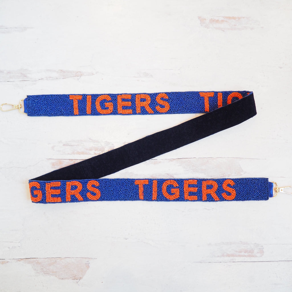 Beaded Tigers Purse Strap - Girl Be Brave