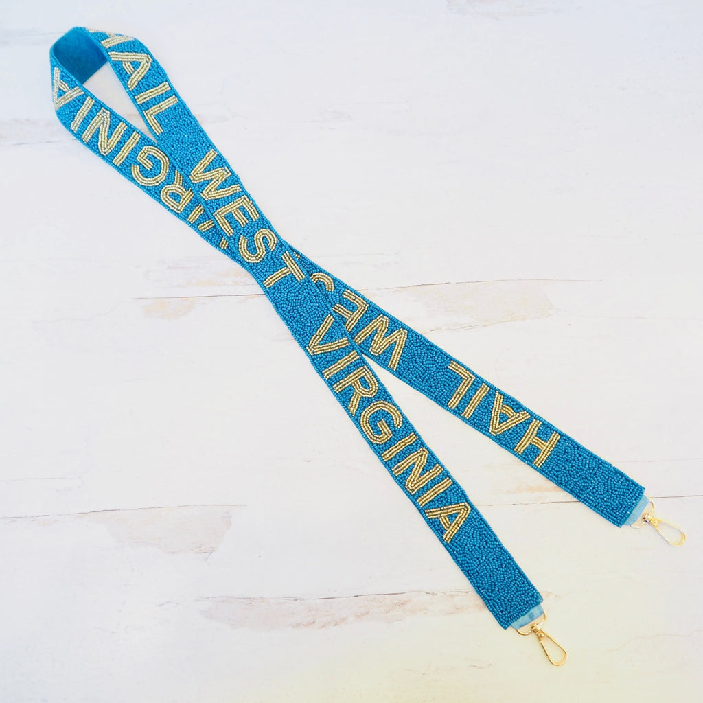 Beaded West Virginia Purse Strap - Girl Be Brave