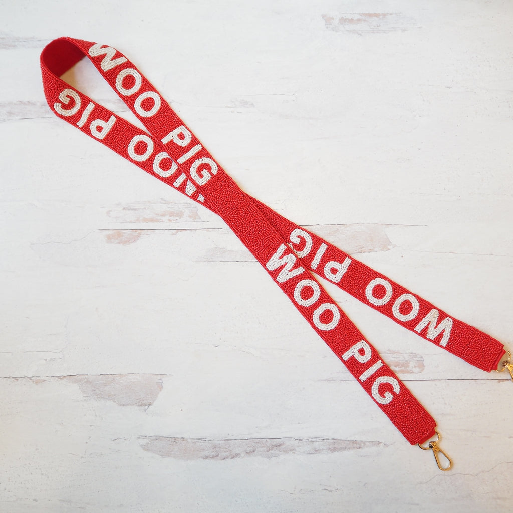 Beaded Woo Pig Purse Straps - Girl Be Brave