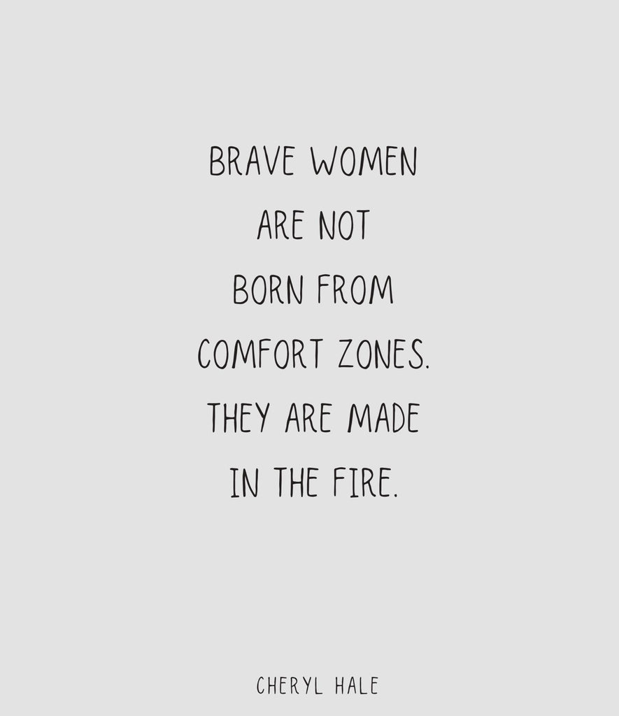 Brave Women Poster - Girl Be Brave