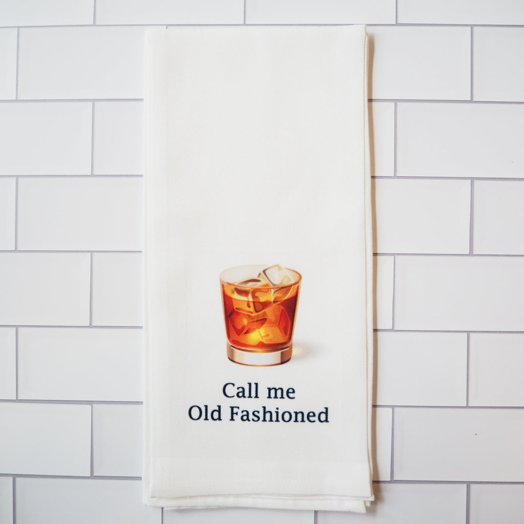 "Call me Old Fashioned" Kitchen Towel - Girl Be Brave