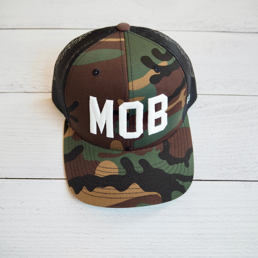 Camo MOB Hat - Girl Be Brave