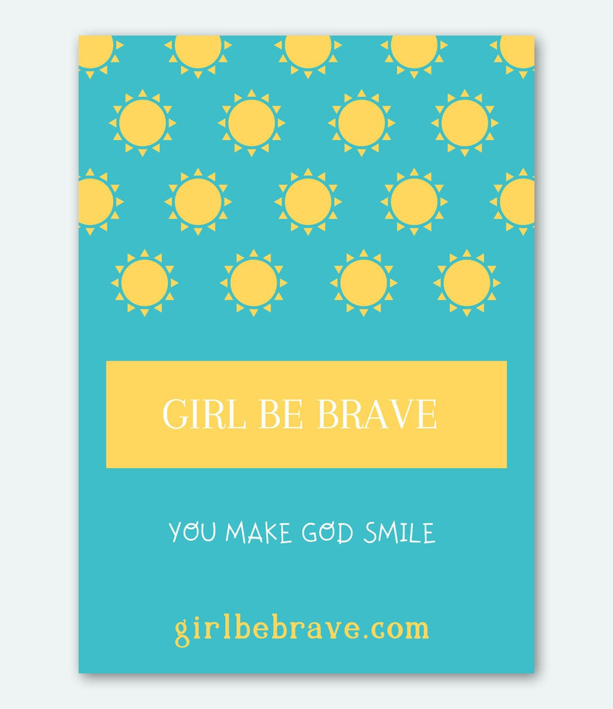 Cards with Envelopes 8 - Girl Be Brave