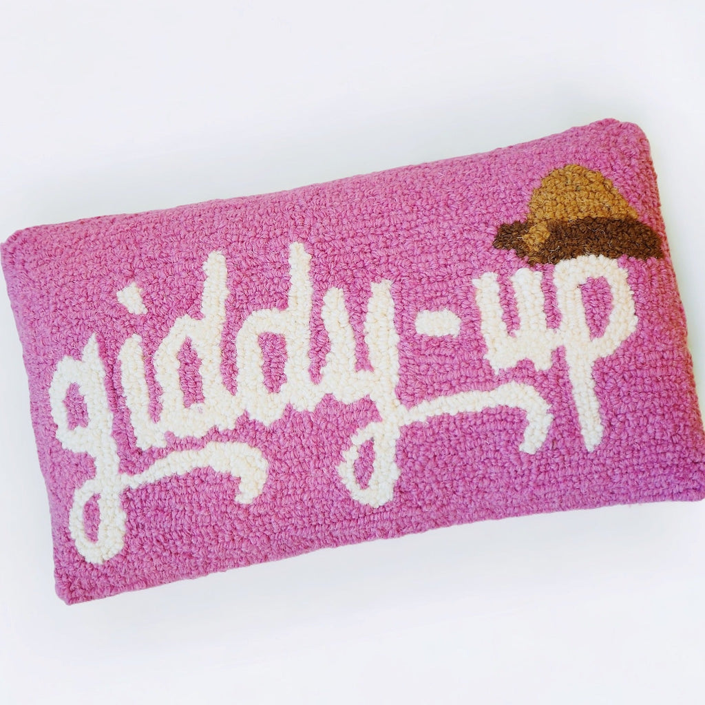 Giddy-Up Hooked Pillow - Girl Be Brave