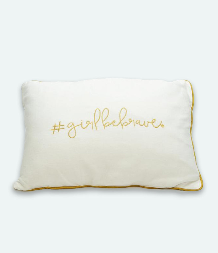 Girl Be Brave Decorative Pillow - Girl Be Brave