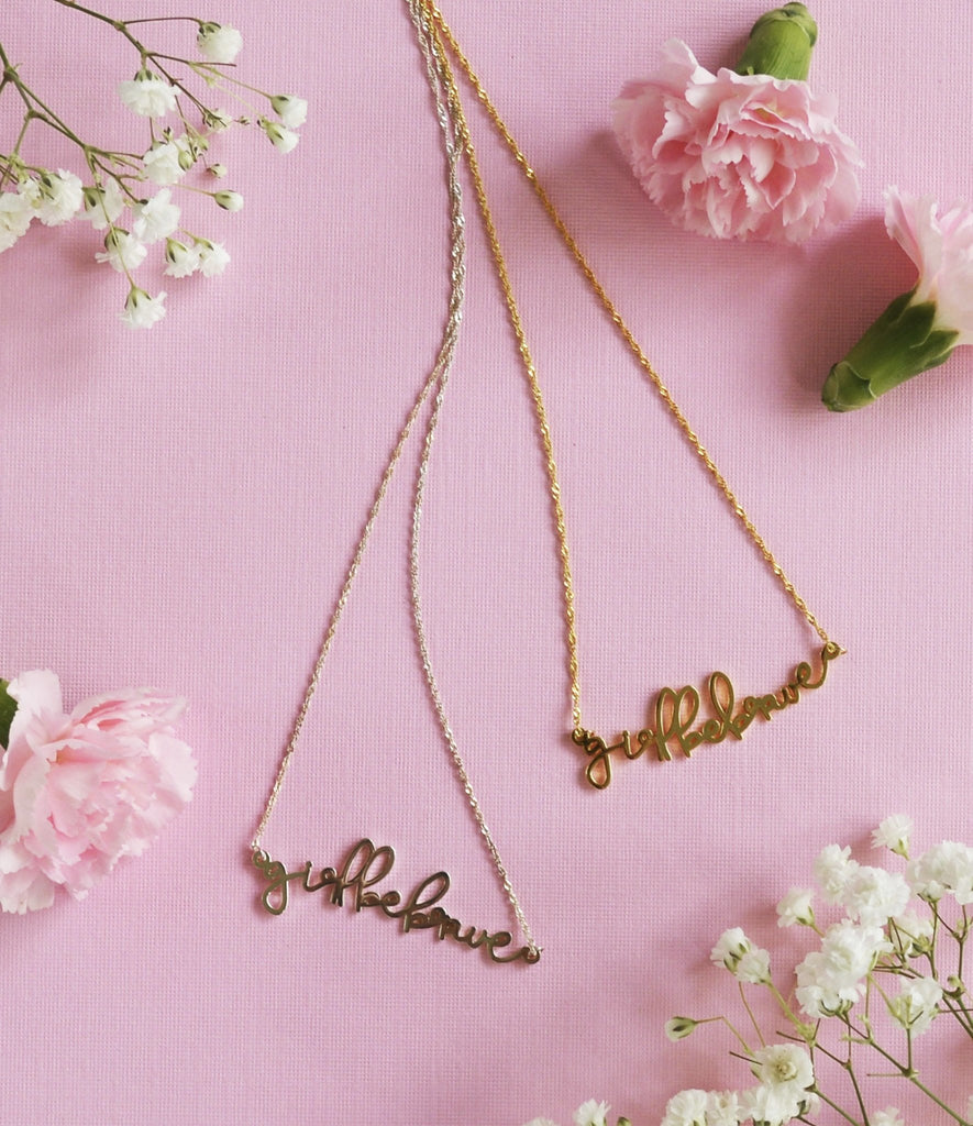 Girl Be Brave Necklace - Girl Be Brave