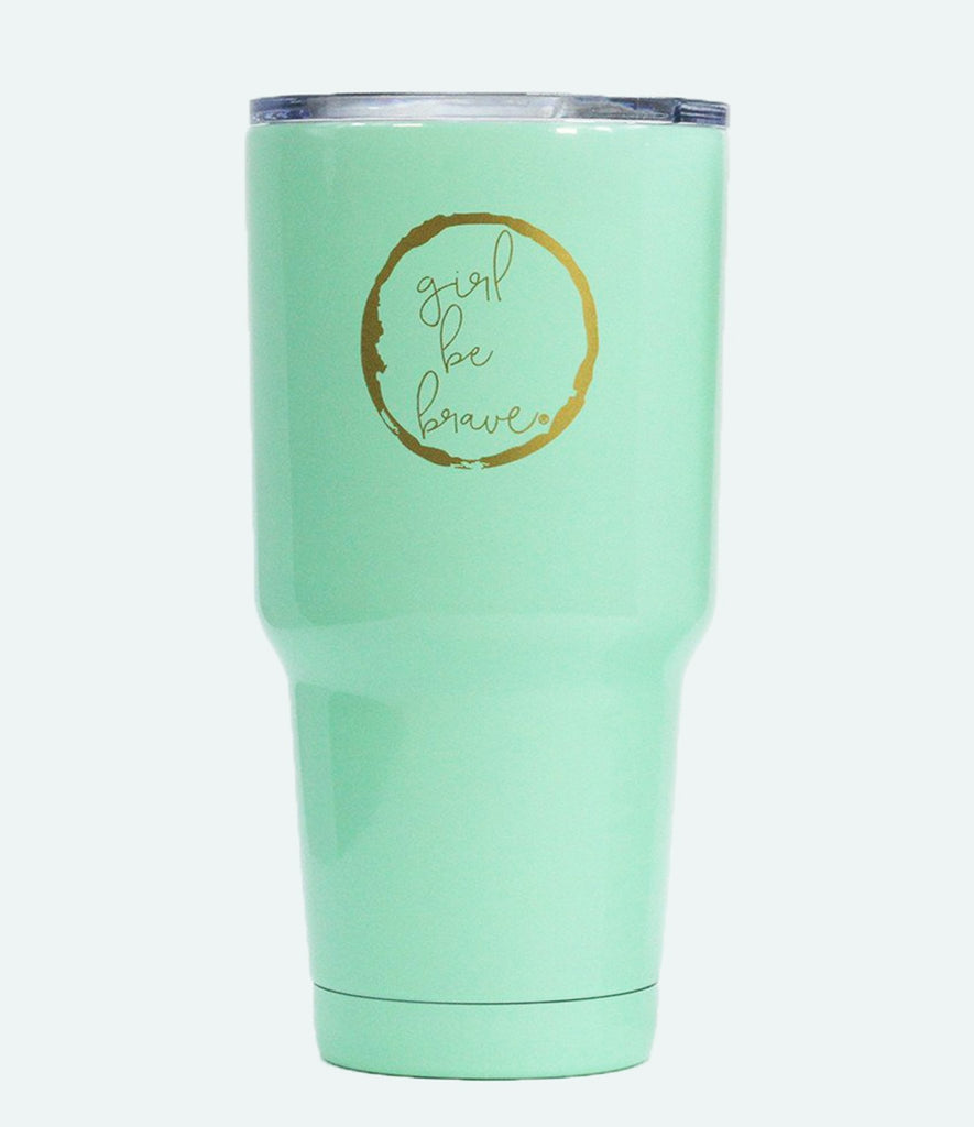 Girl be Brave Powder Coated Tumblers - Girl Be Brave