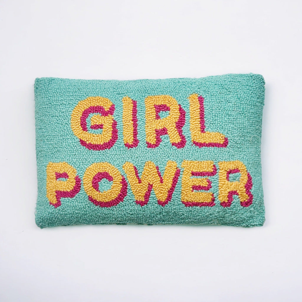 Girl Power Hooked Pillow - Girl Be Brave
