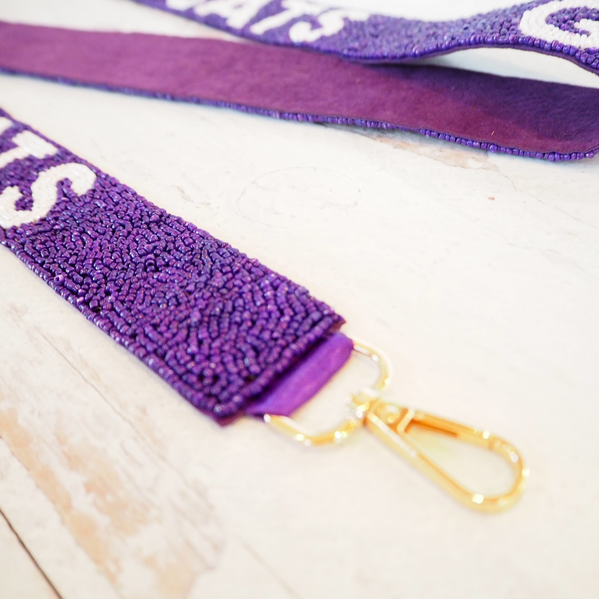 Beaded Go Cats/K-State Purse Straps – Girl Be Brave