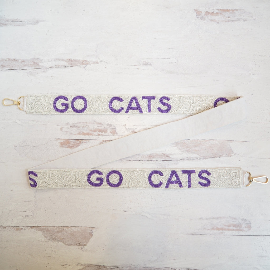 Go Cats Beaded Purse Strap - Girl Be Brave