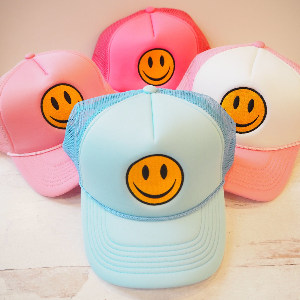 Smiley face hats - Girl Be Brave