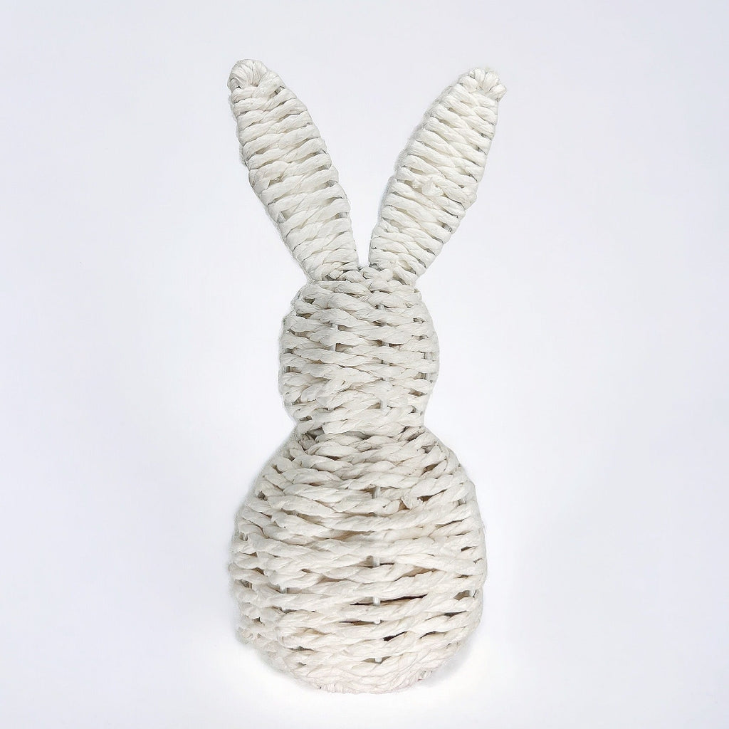 Sweet Wicker Bunny Rabbit Decor – Girl Be Brave