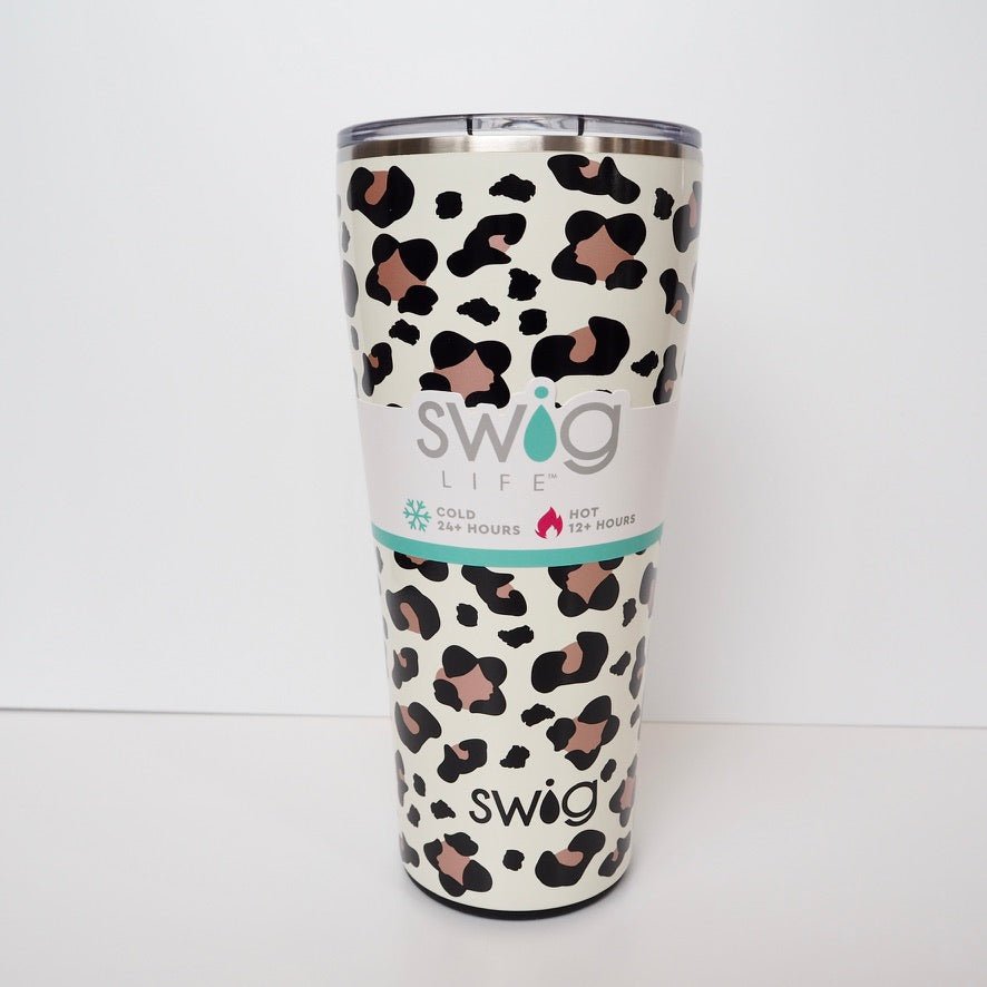 32 Oz. Swig Life(TM) Stainless Steel Shimmer Aquamarine Tumbler with your  logo