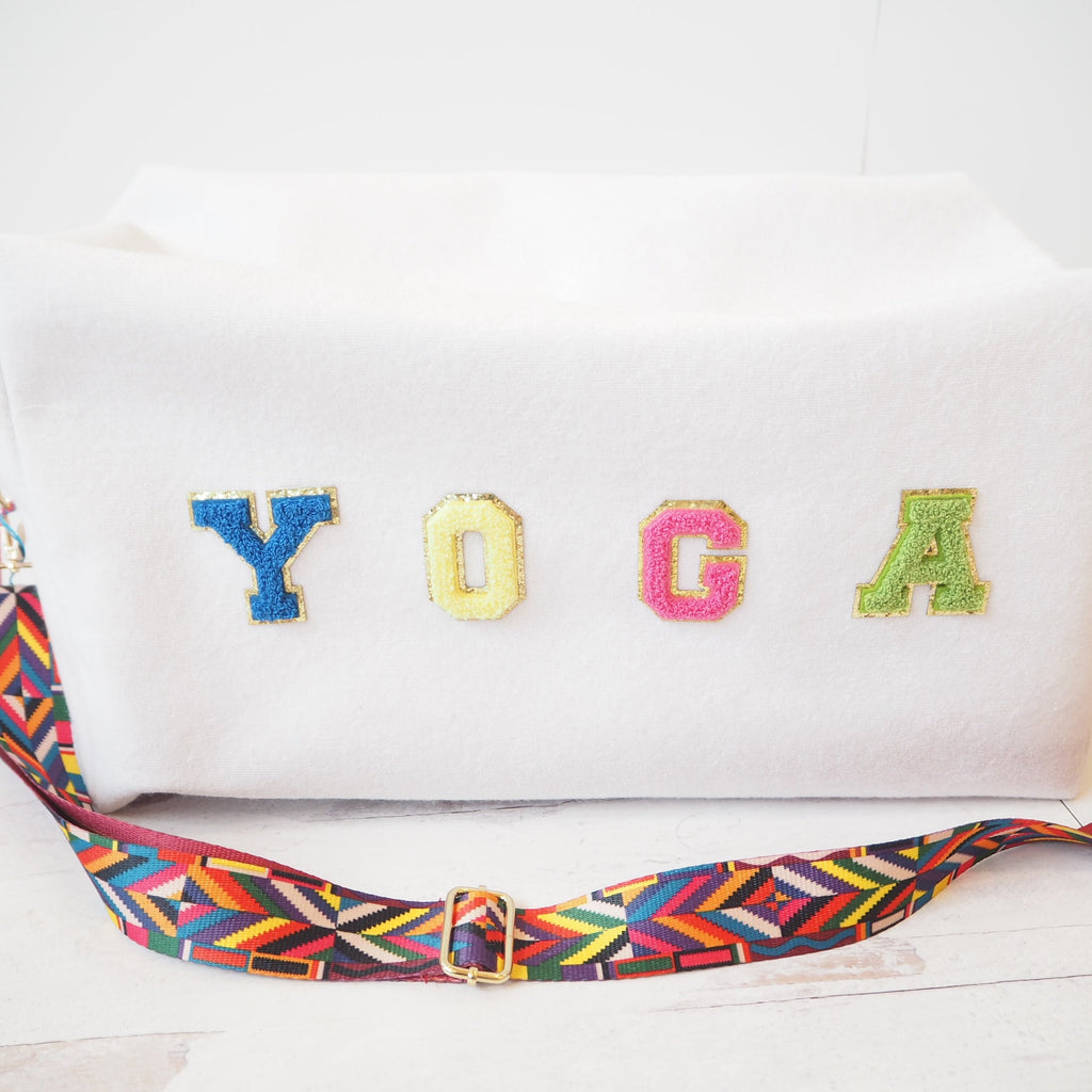 Yoga Terry Cloth Duffle Bag - Girl Be Brave
